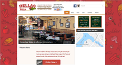 Desktop Screenshot of bellas100pizza.com